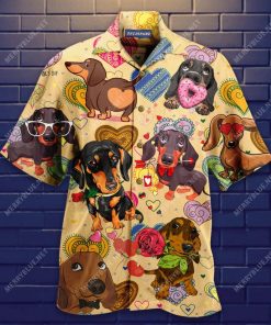 Dachshund Happy Valentine’S Day Hawaiian Shirt