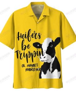 Dairy Cattle 3D Print Hawaiian Shirt