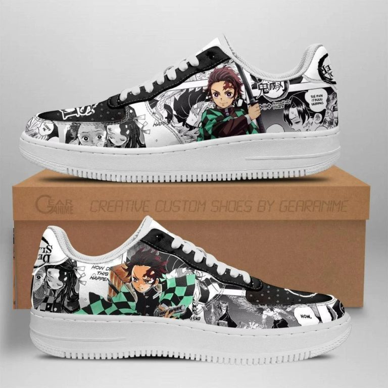 Demon Slayer Air Sneakers Custom Manga Mixed Anime Shoes