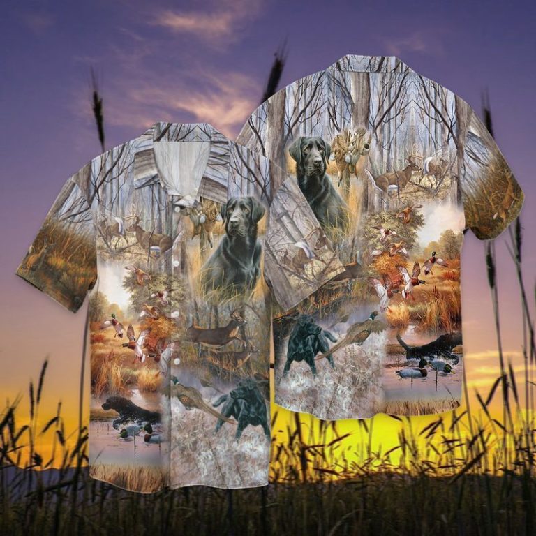 Dog Hunting Aloha Shirt