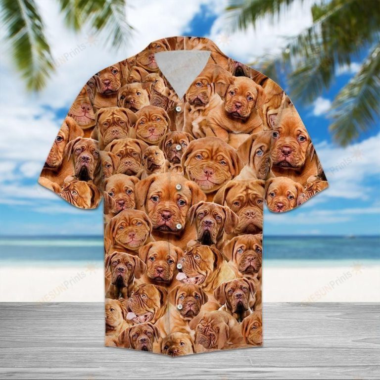 Dogue De Bordeaux Aloha Shirt