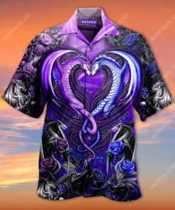 Dragon Happy Valentine’S Day 3D Print Hawaiian Shirt Dragon Happy Valentine’S Day 3D Print Hawaiian Shirt
