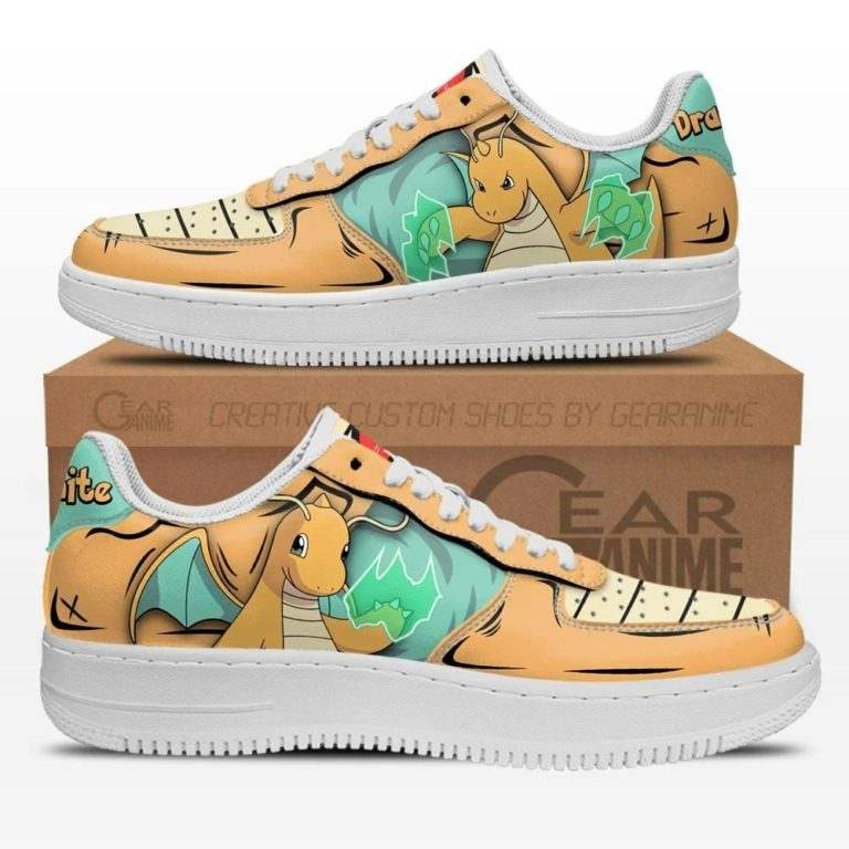 Dragonite Air Sneakers Custom Pokemon Anime Shoes