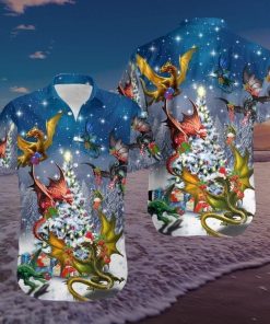 Dragons Merry Christmas Hawaiian Shirt