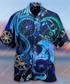 Dreamcatcher Dragon 3D Print Hawaiian Shirt