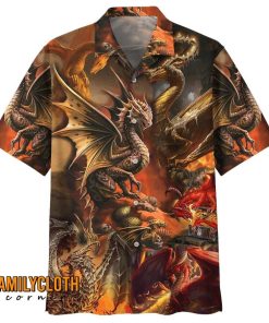 Drinking Wine Feeling Fine Cats Hawaiian Shirt