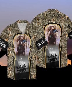 Duck Hunting Dog Hunting Hawaiian Shirt