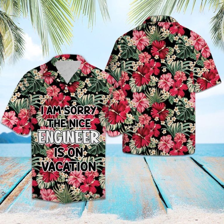 Engineer On Vacation Hawaiian Shirt