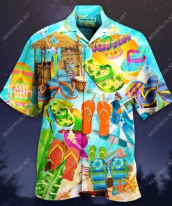 Flipflops Are My Favorite Summer Shoes Hawaiian Shirt