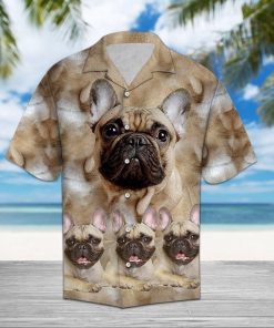 French Bulldog Great 3D Print Hawaiian Shirt