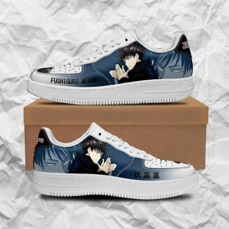 Fushiguro Megumi Jujutsu Kaisen Air Sneakers Custom Anime Shoes