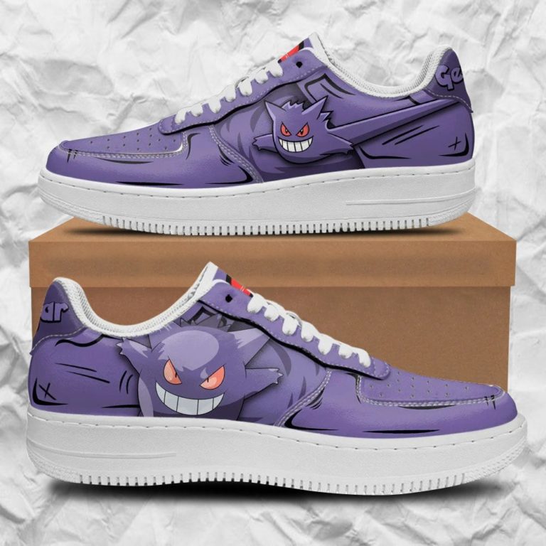 Gengar Air Sneakers Custom Pokemon Anime Shoes