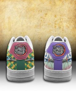 Giyuu and Shinobu Air Sneakers Skill Demon Slayer Anime Shoes