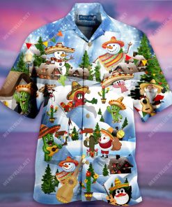 Hispanic Culture Merry Christmas 3D Print Hawaiian Shirt