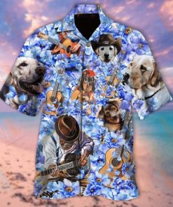 I Pet Dogs I Play Guitars And I Know Things Hawaiian Shirt
