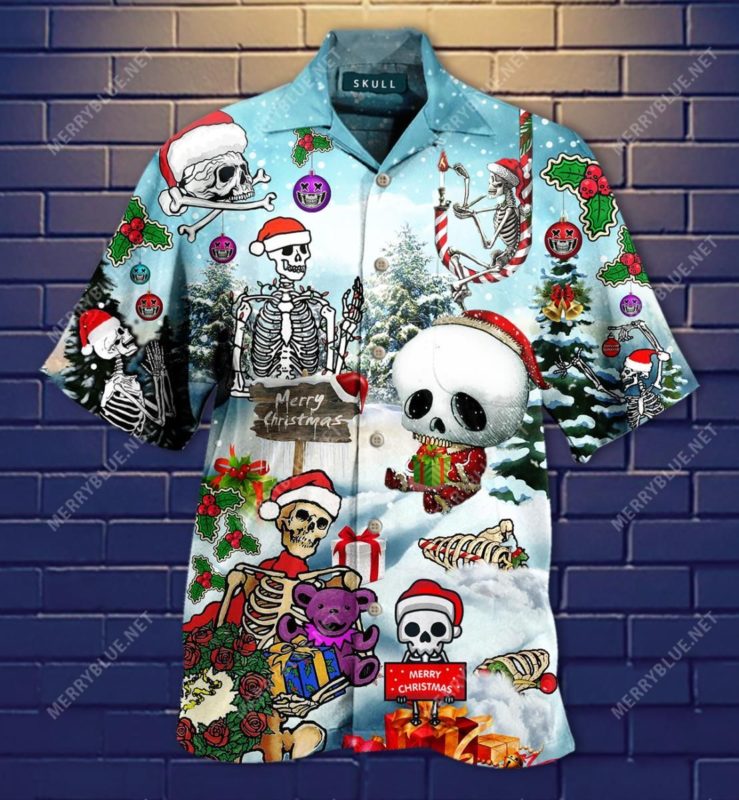 I’M Going To Hell After Enjoying Christmas Skull Hawaiian Shirt