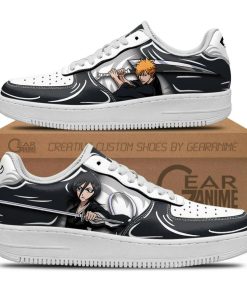 Ichigo Kurosaki And Rukia Kuchiki Air Sneakers Custom Anime Bleach Shoes