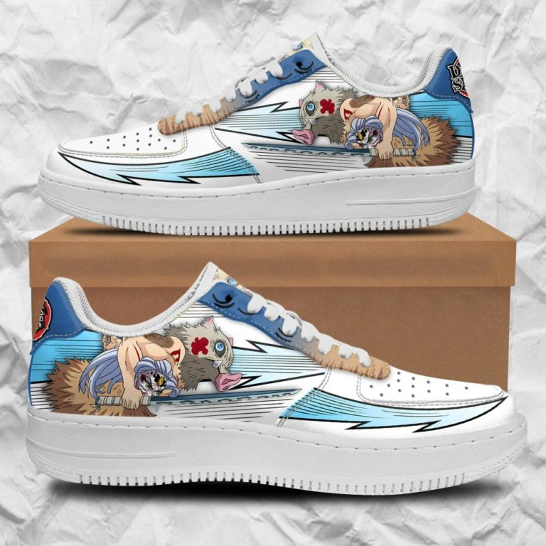 Inosuke Air Sneakers Beast Breathing Custom Demon Slayer Anime Shoes