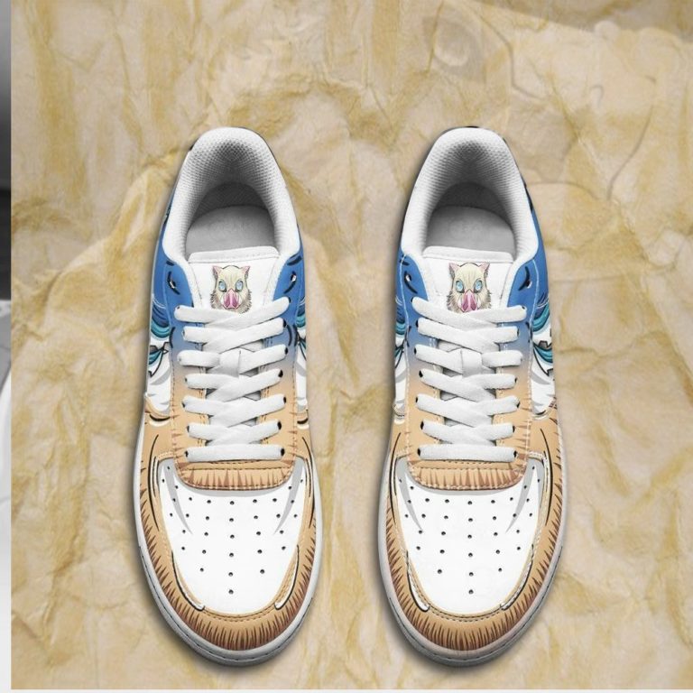 Inosuke Air Sneakers Custom Sword Demon Slayer Shoes
