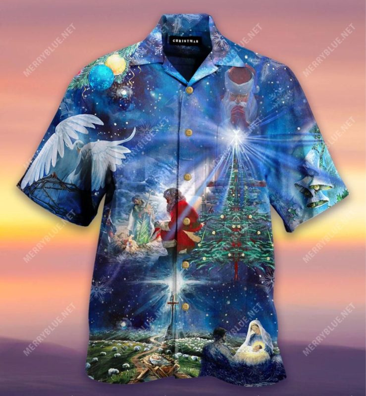 Jesus Is The Reason Christmas 3D Print Hawaiian Shirt