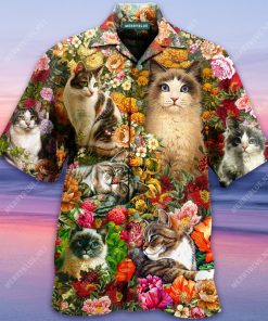 Just Watching My Cats Can Make Me Happy 3D Print Hawaiian Shirt