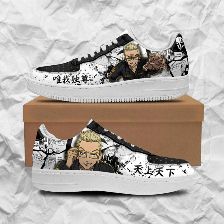 Kisaki Tetta Air Sneakers Custom Anime Tokyo Revengers Shoes