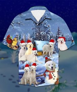 Kuvasz Christmas Hawaiian Shirt