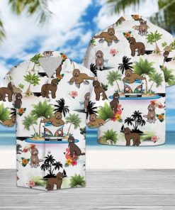 Labradoodle Vacation Hawaiian Shirt