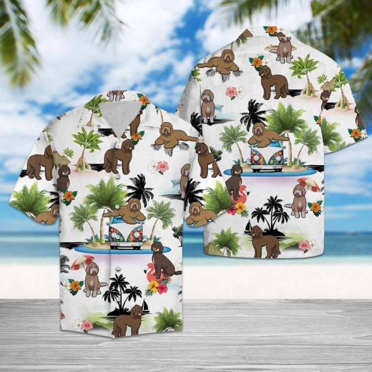 Labradoodle Vacation Hawaiian Shirt
