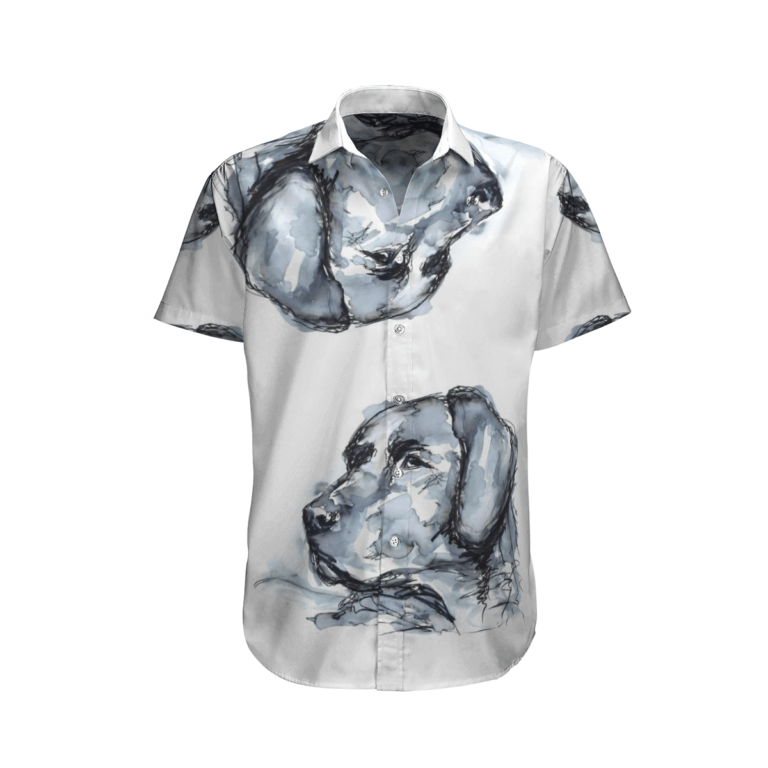 Labrador Retrievers Dog 3D Print Hawaiian Shirt