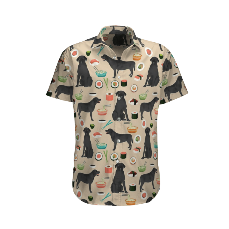 Labrador Retrievers Dog Food Aloha Shirt