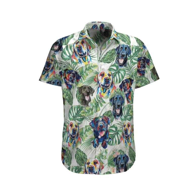 Labrador Retrievers Dog Tropical Hawaiian Shirt