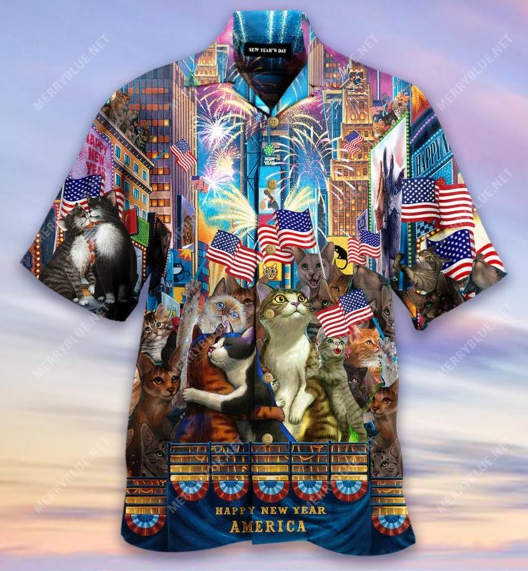Let’S Countdown With Cats To 2021 3D Print Hawaiian Shirt