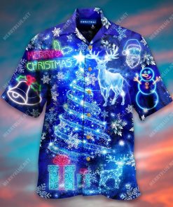 Let’S Get Lit Christmas Short Sleeve Button Up