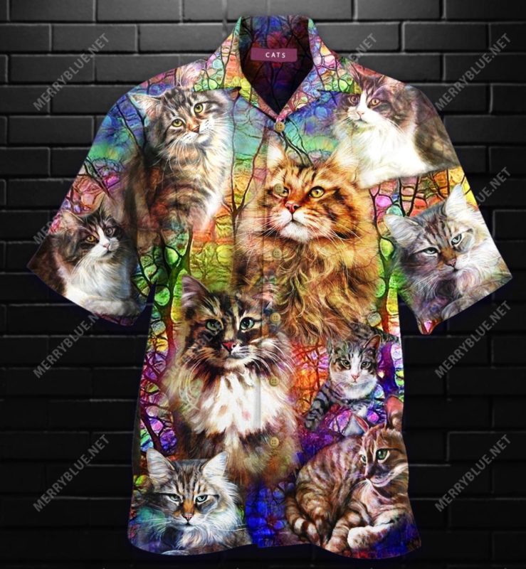 Life Is Better With A Cat Hawaiian Shirt