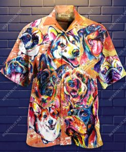 Life Is Better With Dogs And Music Aloha Shirt