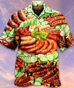 Life Is Better With Hot Dog Casual Button-Up Shirt