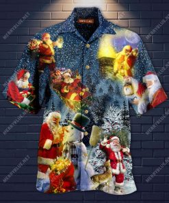 Magical Christmas Santa Claus Aloha Shirt
