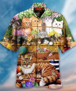 Meoww Come Here Play With Your Cat Hawaiian Shirt