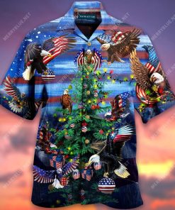 Merry Christmas America Casual Button-Up Shirt