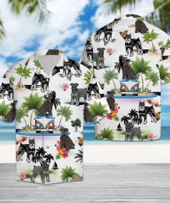 Miniature Schnauzer Vacation Hawaiian Shirt