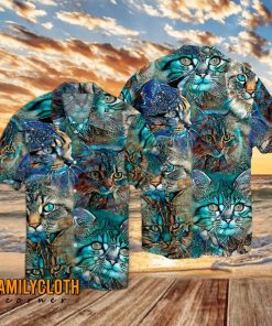 Mystery Cats Hawaiian Shirt