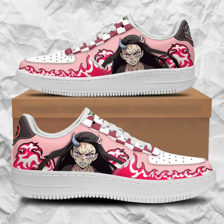 Nezuko Full Demon Form Air Sneakers Custom Demon Slayer Anime Shoes