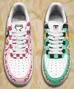 Nezuko and Tanjiro Air Sneakers Custom Demon Slayer Anime Shoes