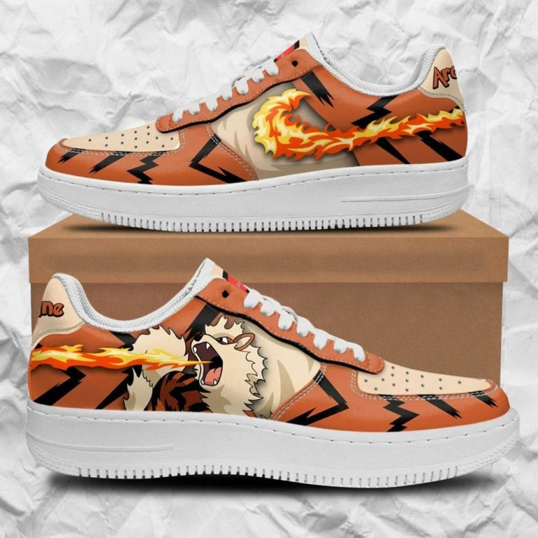Pokemon Arcanine Air Sneakers Custom Anime Shoes