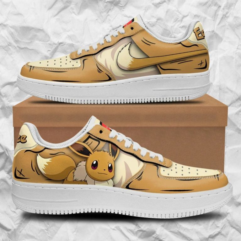 Pokemon Eevee Air Sneakers Custom Anime Shoes