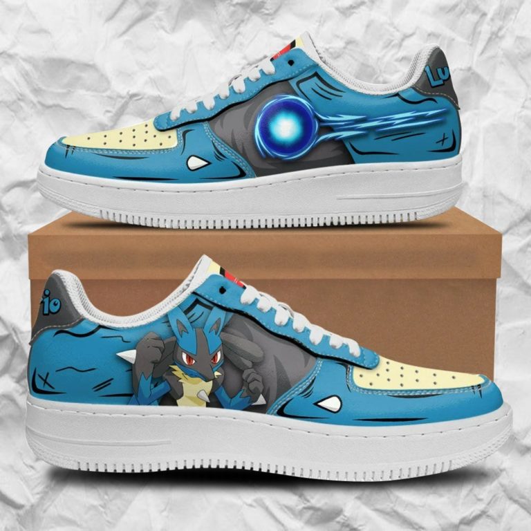 Pokemon Lucario Air Sneakers Custom Anime Shoes