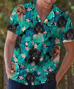 Portuguese Water Dog Tropical Hawaiian Shirt