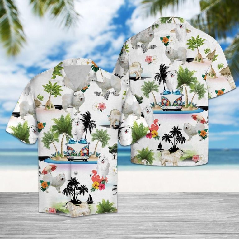Samoyed Vacation Hawaiian Shirt
