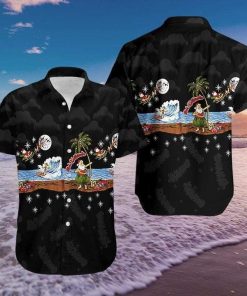 Santa Hula Mele Kalikimaka Christmas Hawaiian Shirt